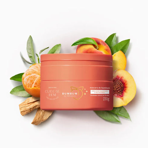 O Boticário Cuide-se Bem Bumbum de Pessego Cream Hydration Mask 230g